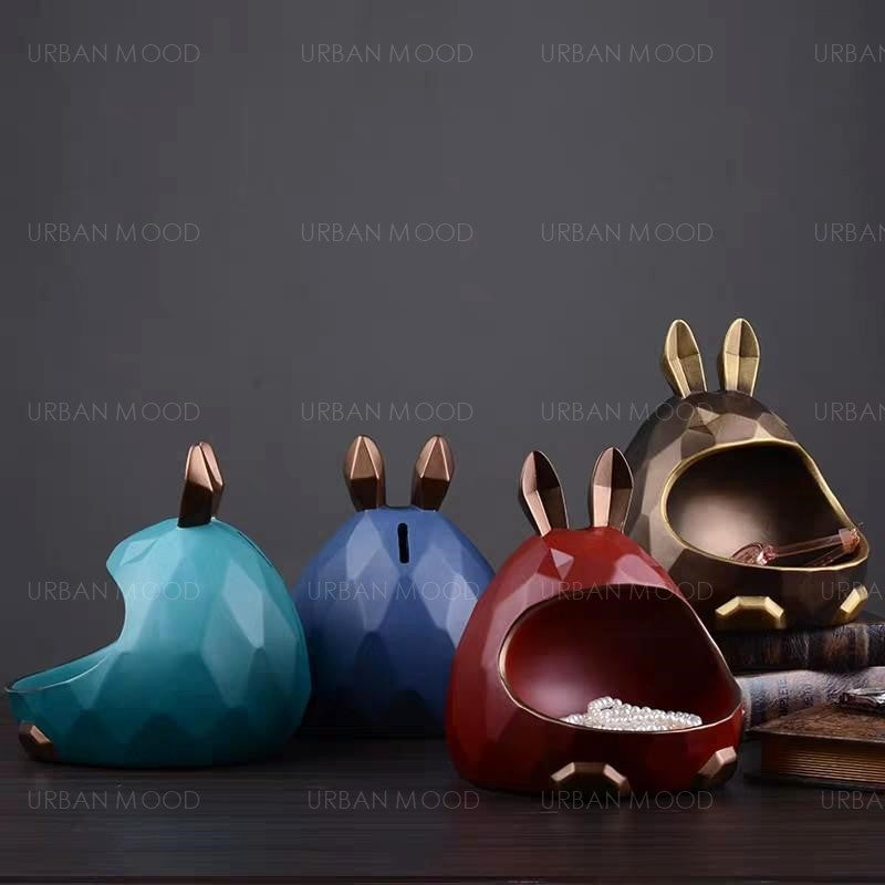 SATIN Rabbit Jewelry Holder Organizer