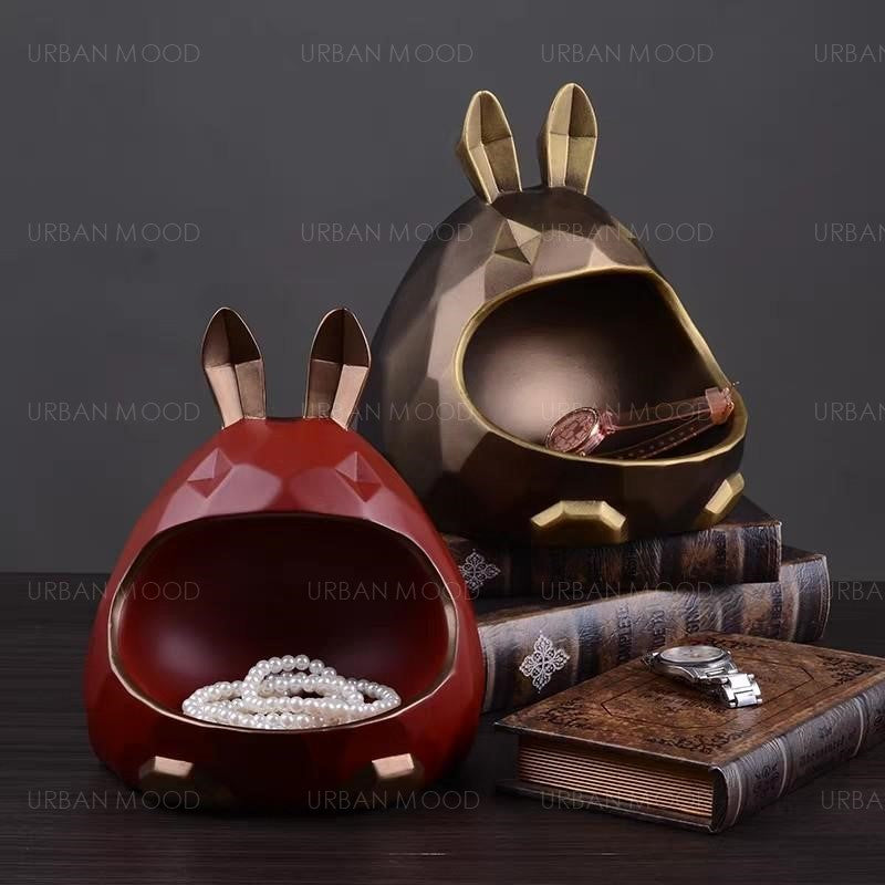 SATIN Rabbit Jewelry Holder Organizer