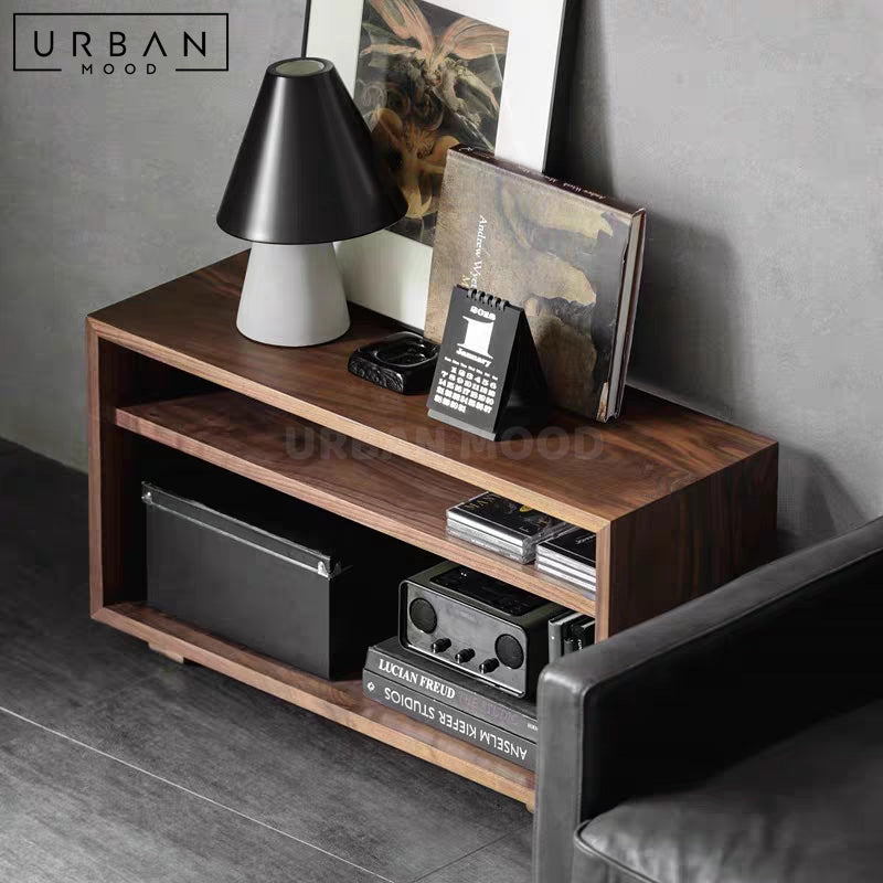 SETTLE Modern Solid Wood Side Table