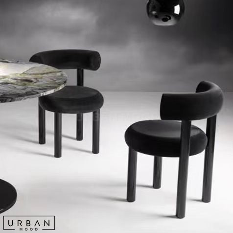 SOLARIS Modern Velvet Dining Chair