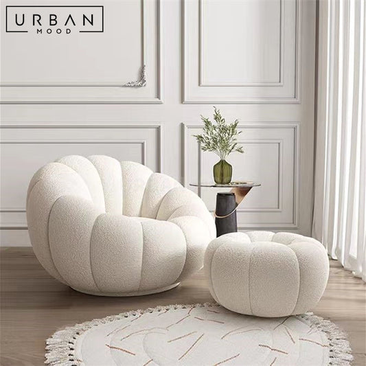 SPHERAL Modern Boucle Armchair