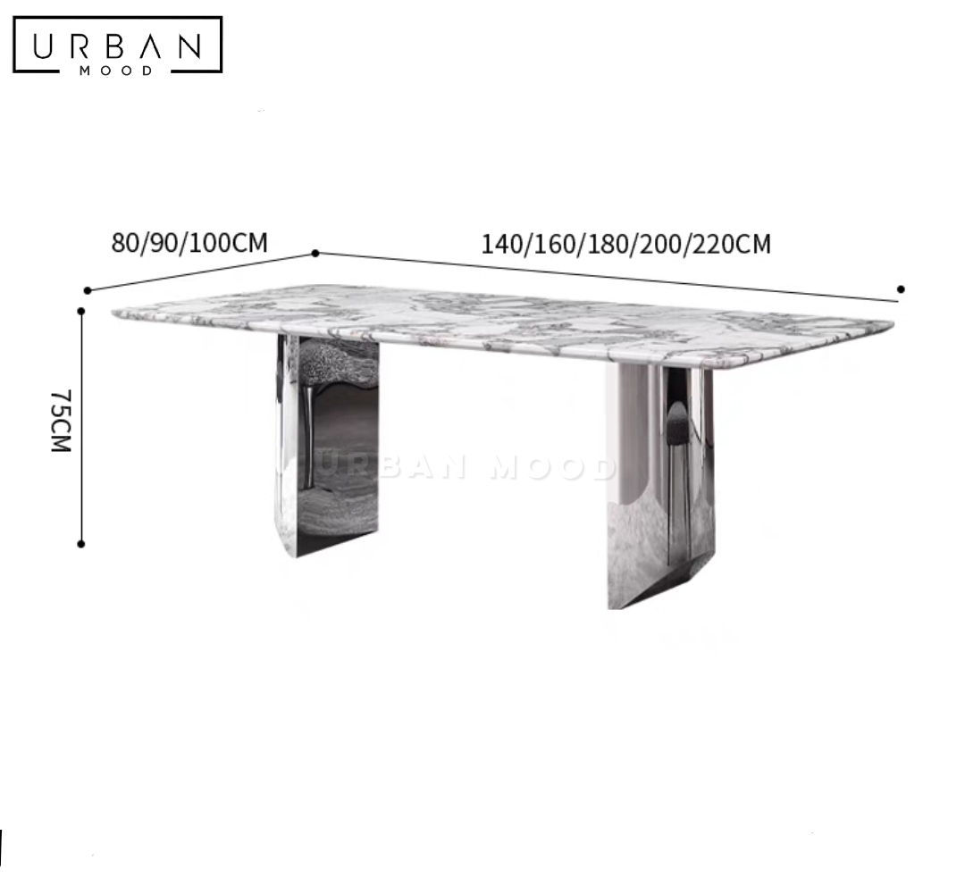 SABRE Modern Marble Dining Table