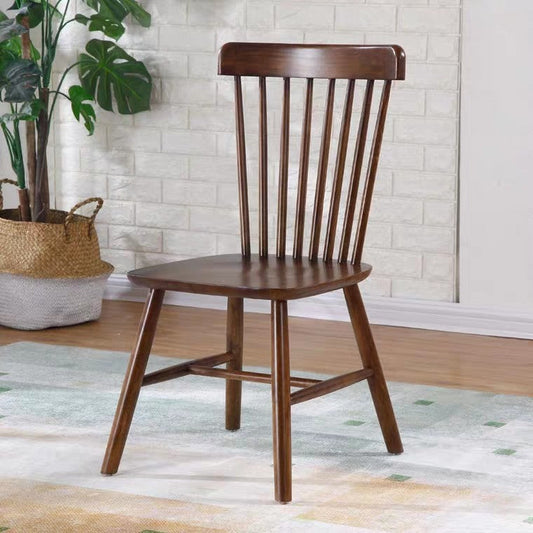 SAGE Solid Wood Tall Back Rustic Chair