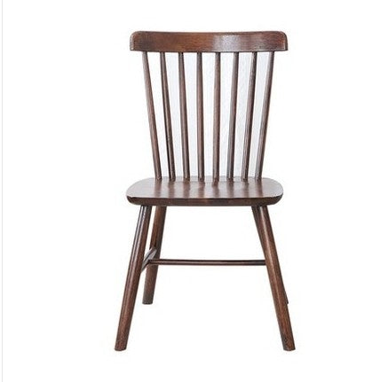 SAGE Solid Wood Tall Back Rustic Chair