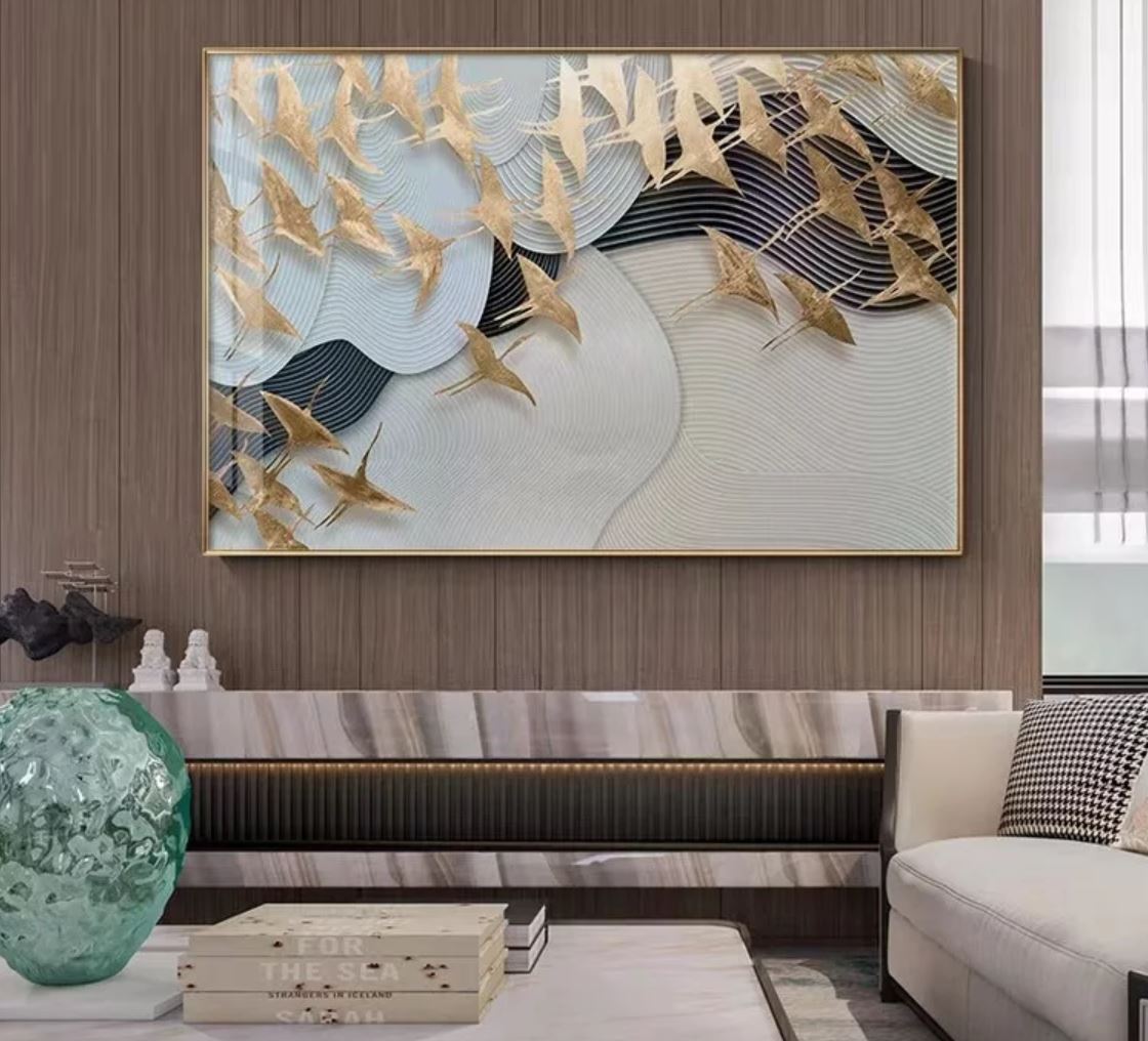 SANCTUM Migrating Doves Wall Art