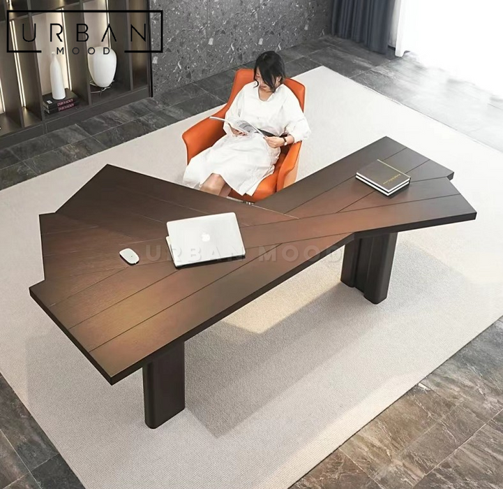 SCANDA Contemporary Solid Wood Study Table