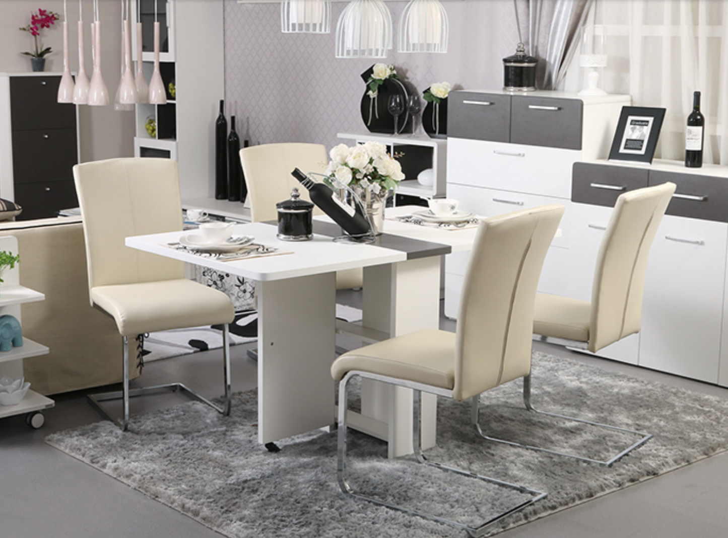 KIRK Contemporary S Shape Dining Chair