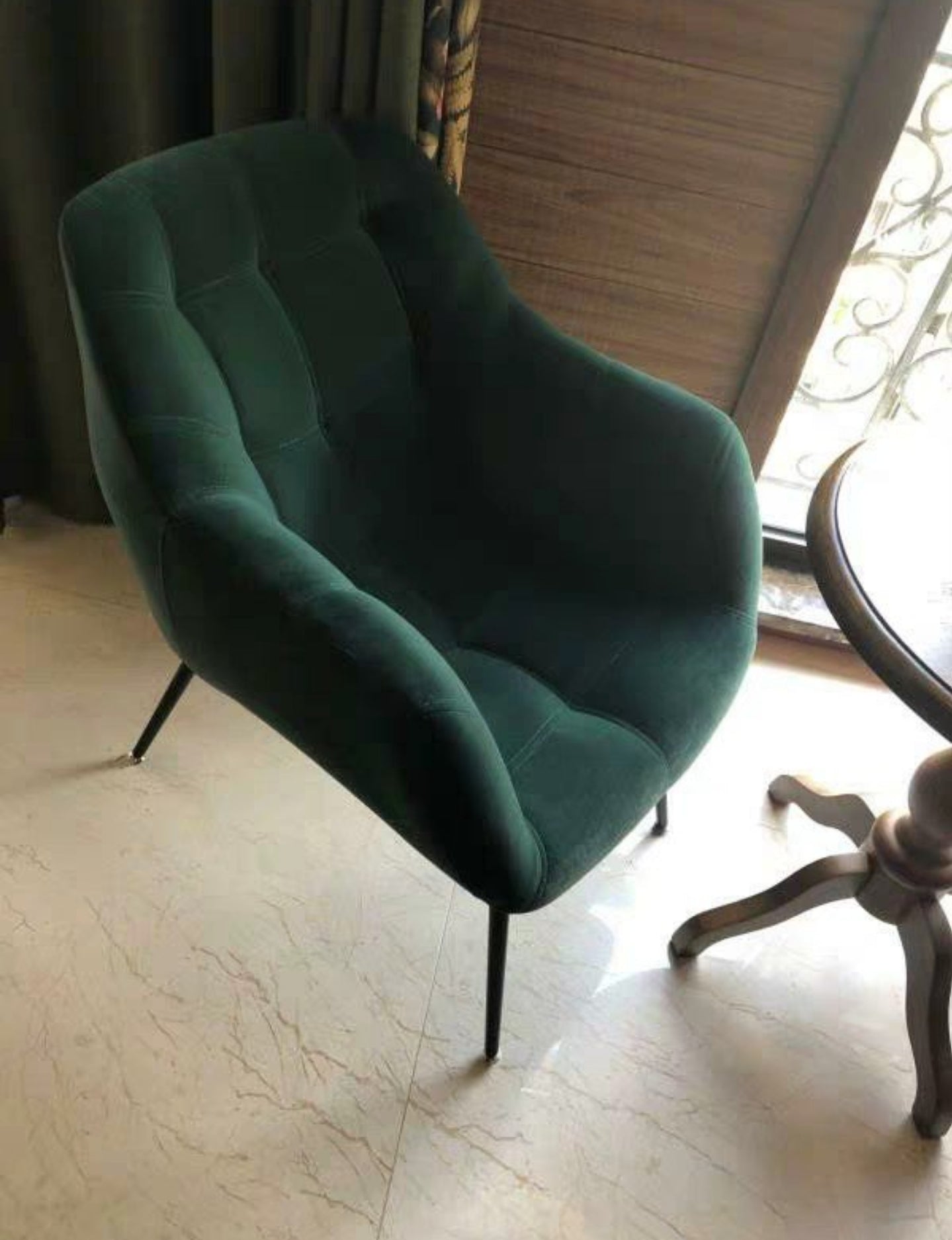 MEGHAN Ultra Plush Velvet Armchair