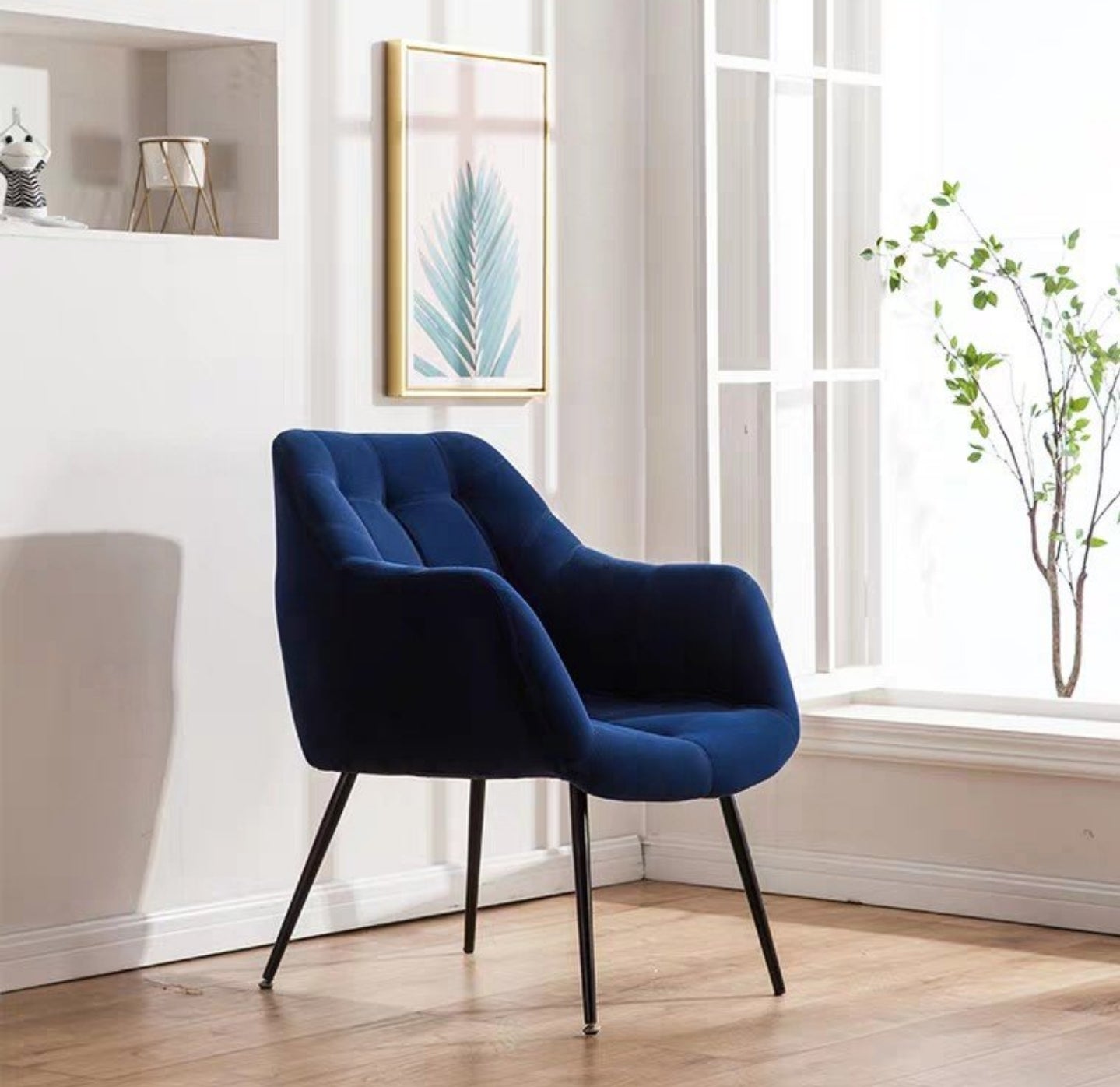 MEGHAN Ultra Plush Velvet Armchair