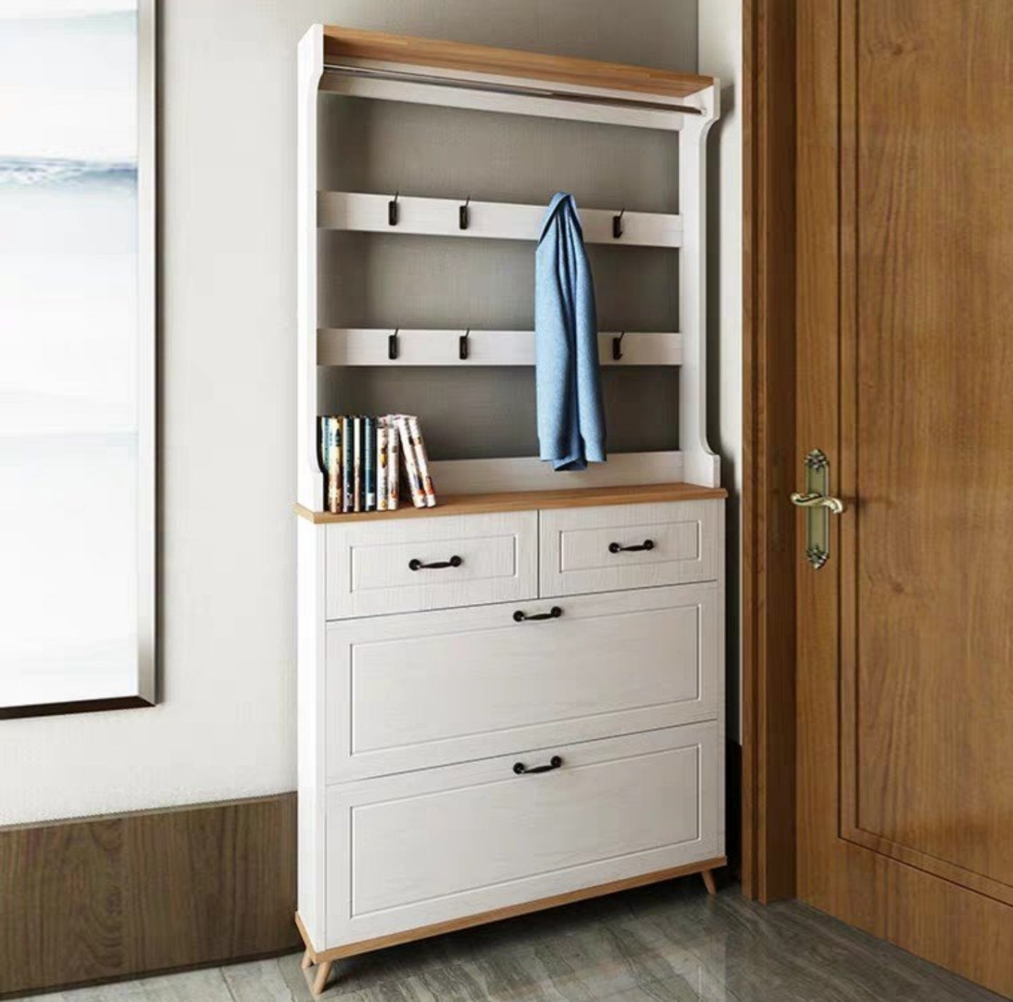 HANDEL Ultra Slim Entryway Storage Cabinet