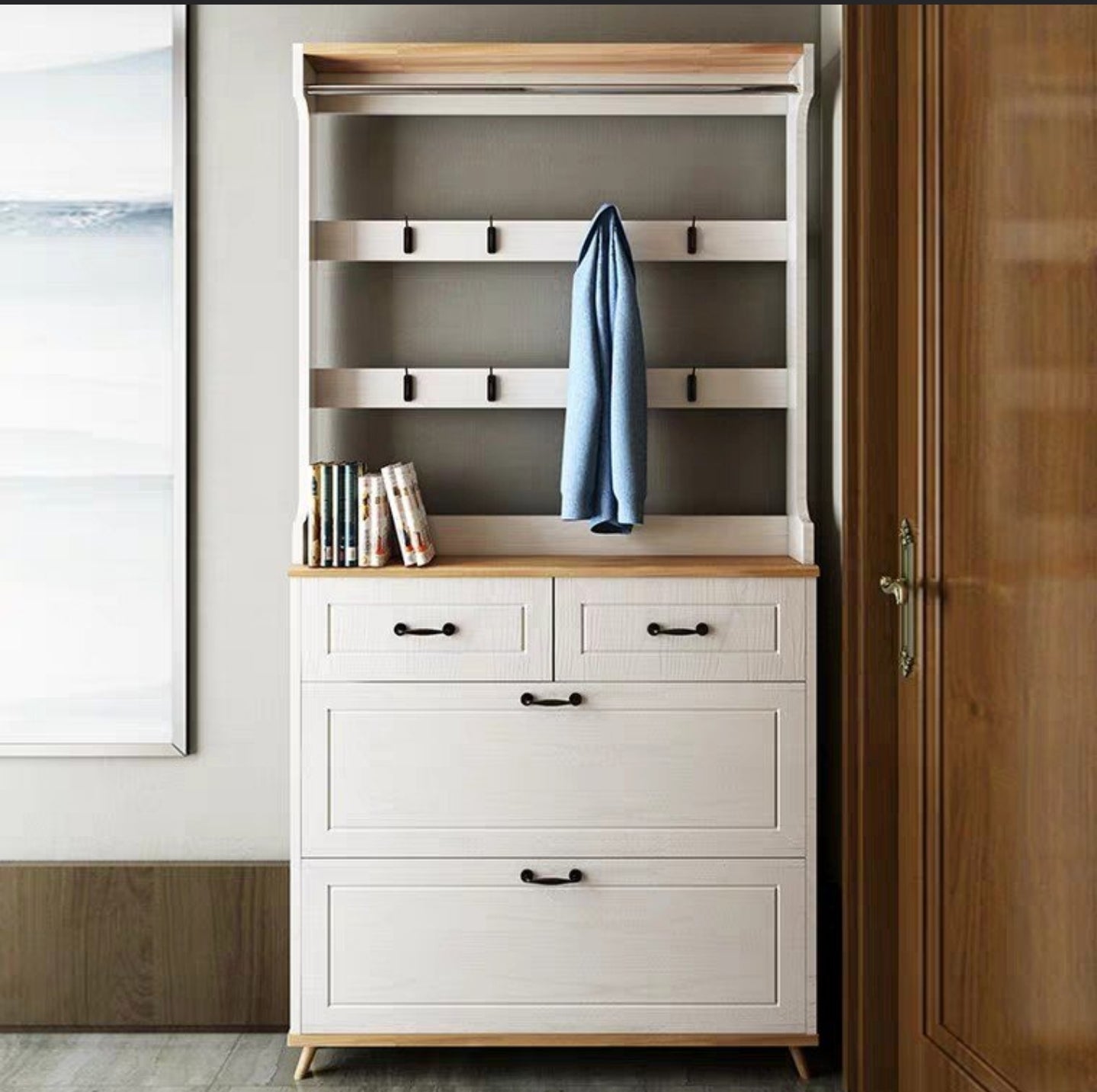 HANDEL Ultra Slim Entryway Storage Cabinet