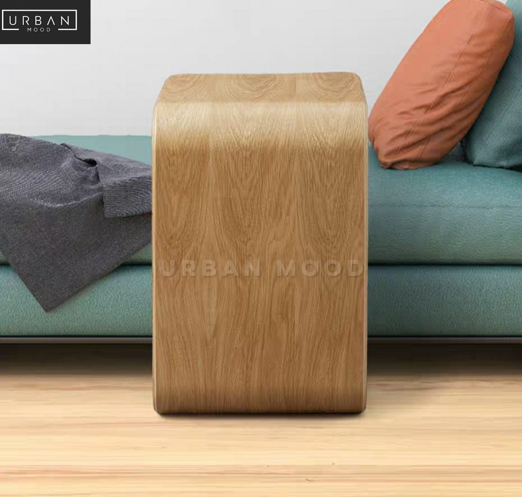 (Clearance) SENATE Minimalist Walnut Side Table