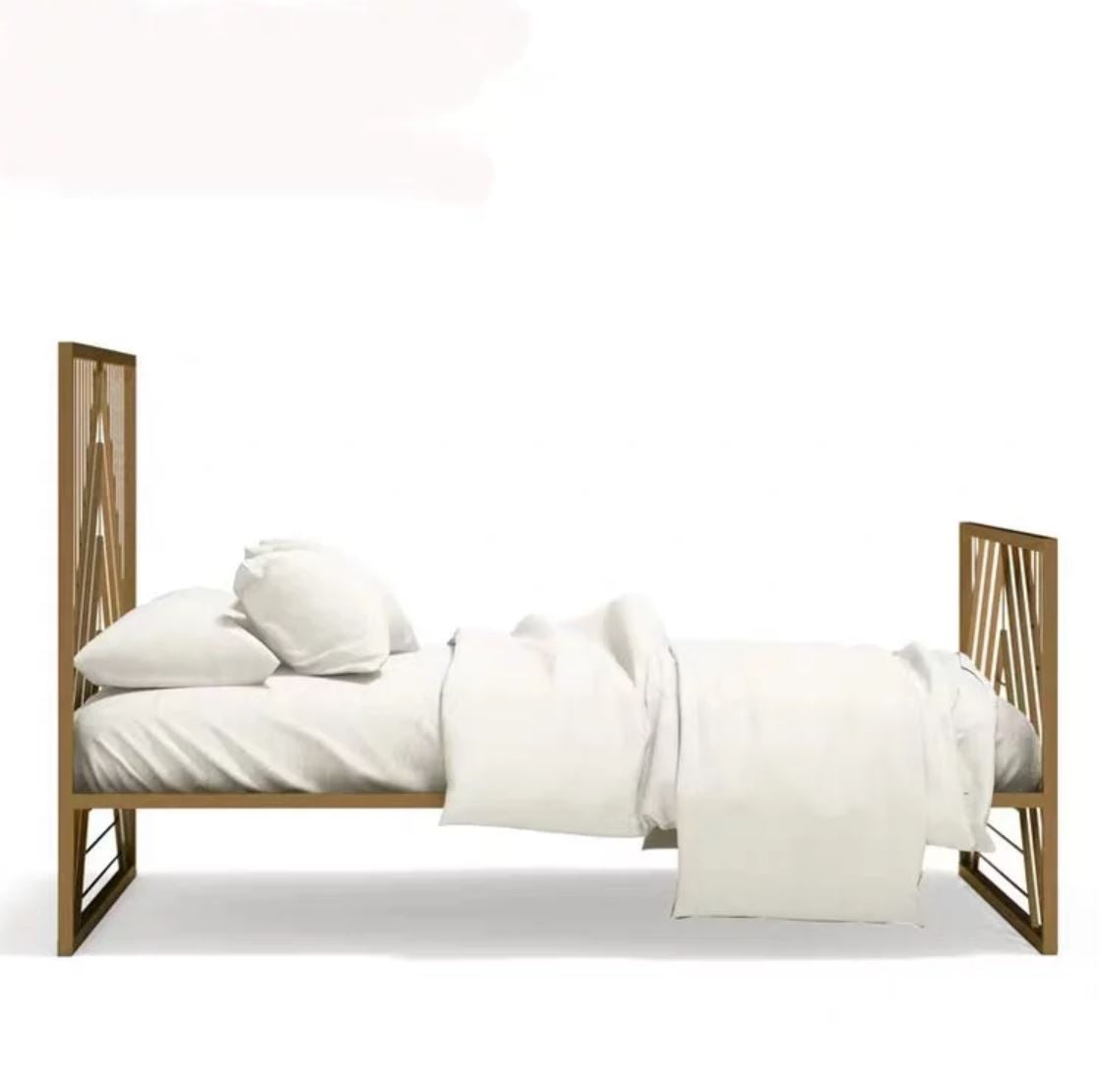 SILVIA Luxury Gold Bedframe