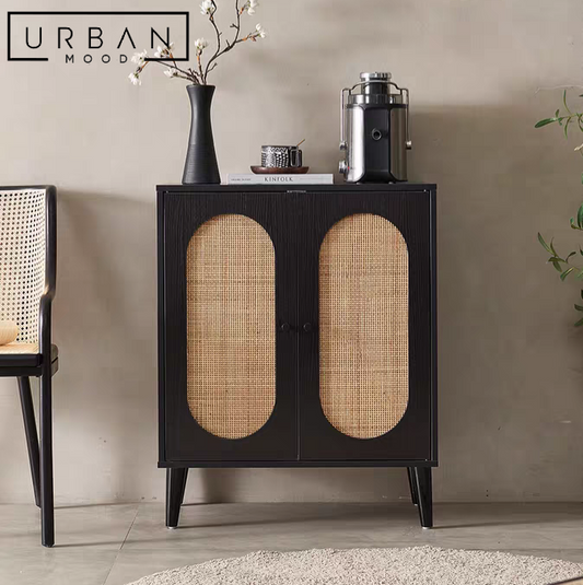 SOMA Rustic Rattan Sideboard