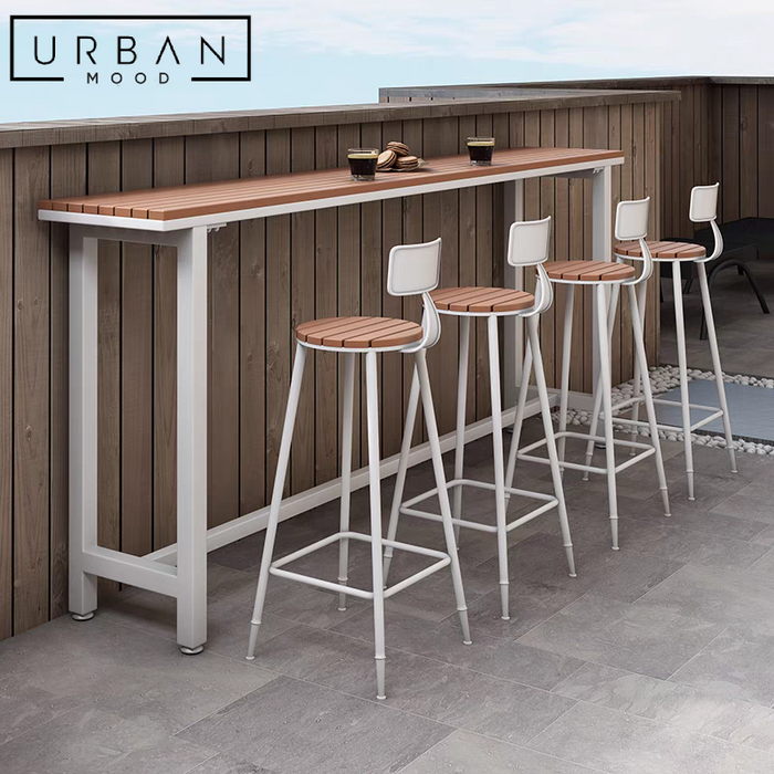 STONY Modern Outdoor Bar Table & Chairs