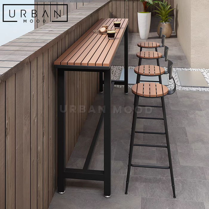 STONY Modern Outdoor Bar Table & Chairs