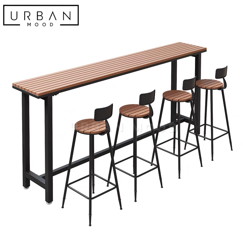 STONY Modern Outdoor Bar Table & Chairs