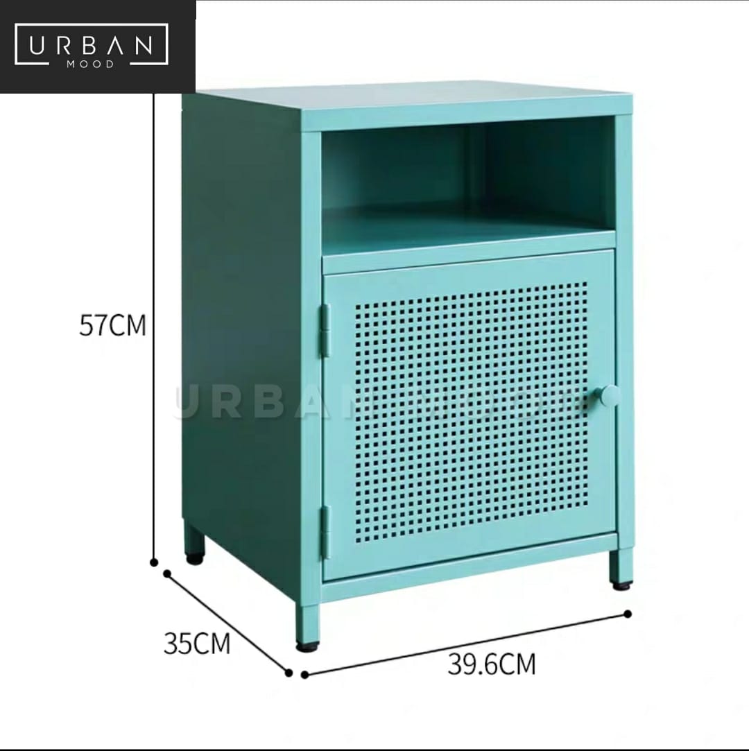 THYME Modern Metal Bedside Table