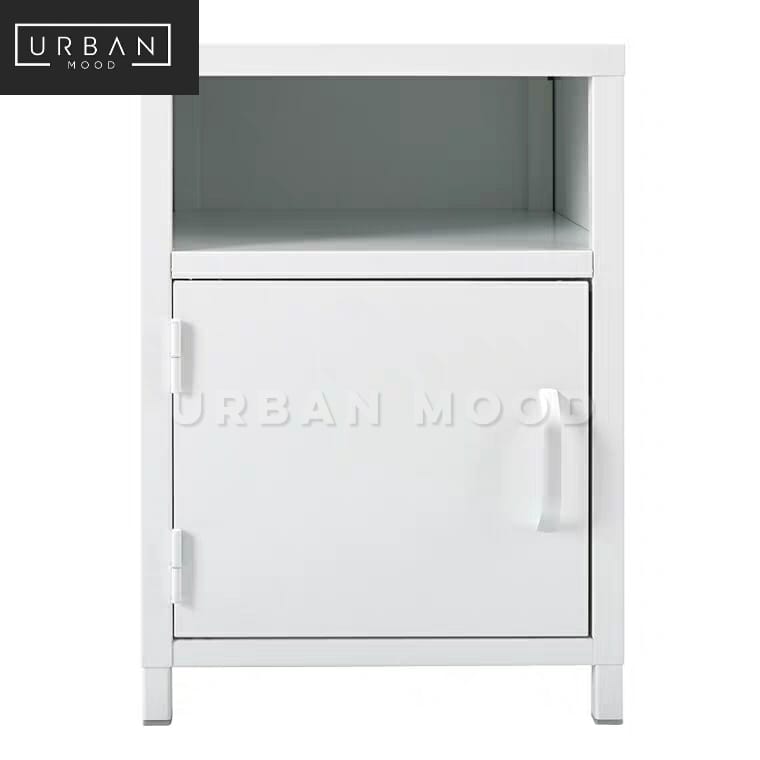 THYME Modern Metal Bedside Table