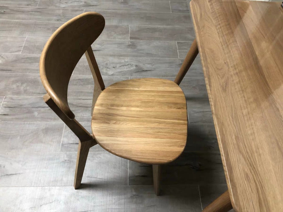 TOBY Rustic Solid Wood Dining Chair