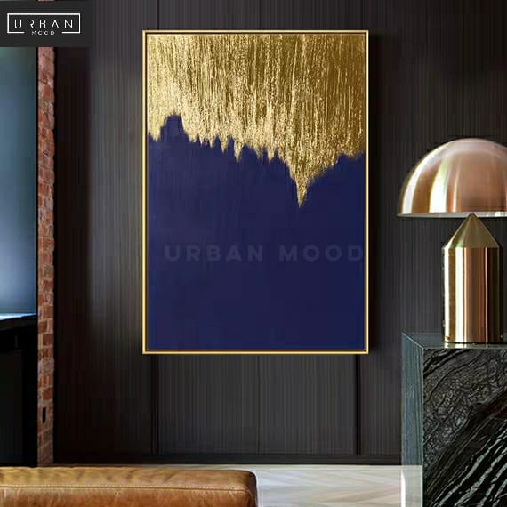 TOLEDO Gold Shimmer Canvas Wall Art