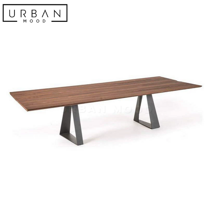 TRACE Rustic Solid Wood Dining Table