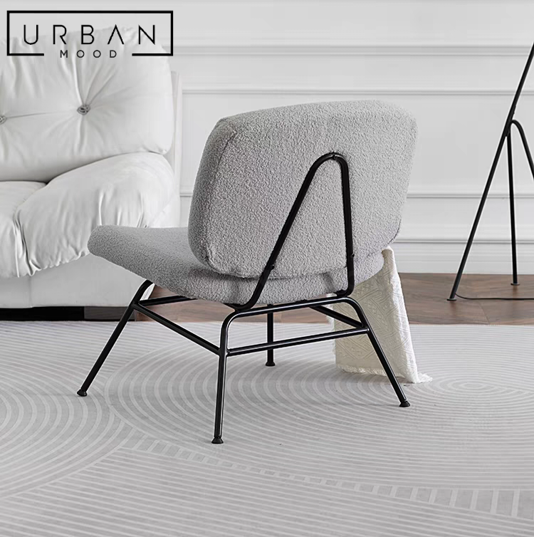 TUNER Modern Boucle Armchair