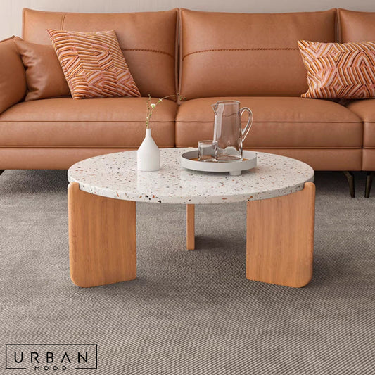 VAIRE Modern Terrazzo Coffee Table