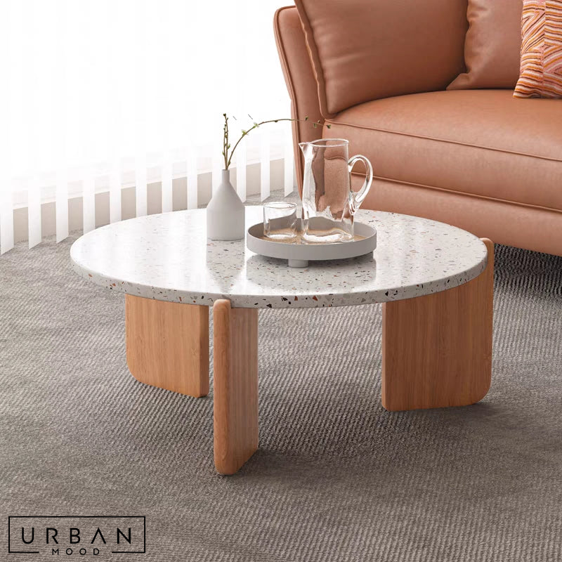 VAIRE Modern Terrazzo Coffee Table