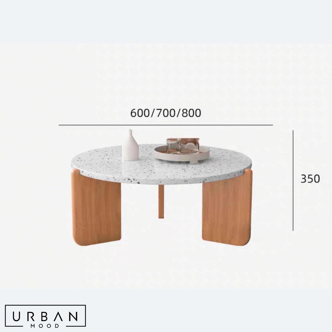 VAIRE Modern Terrazzo Coffee Table