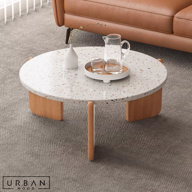 VAIRE Modern Terrazzo Coffee Table