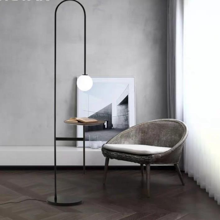 VALLE Minimalist LED Lamp Side Table