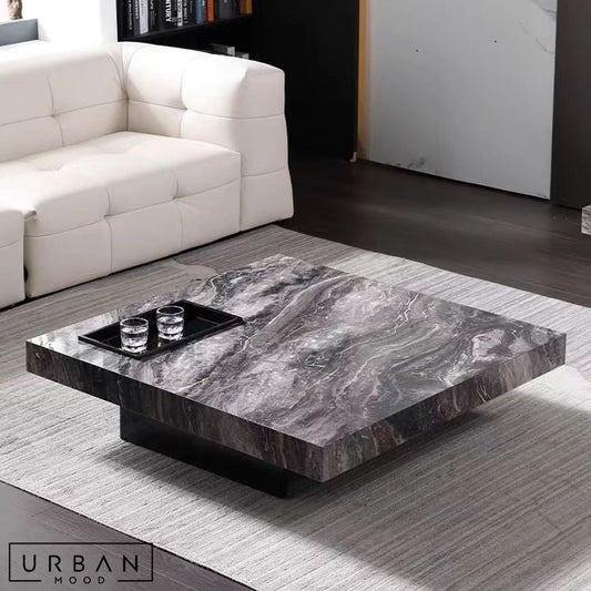 VERIDE Modern Sinteree Stone Coffee Table