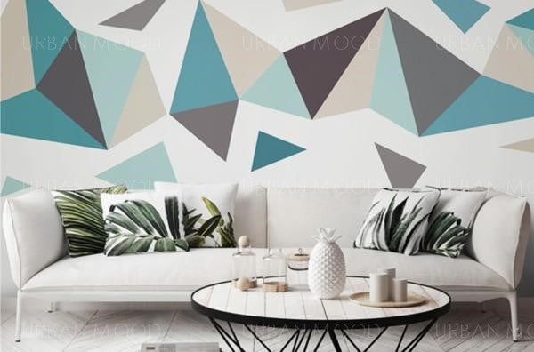 VERVAIN Geometric 3D Wallpaper