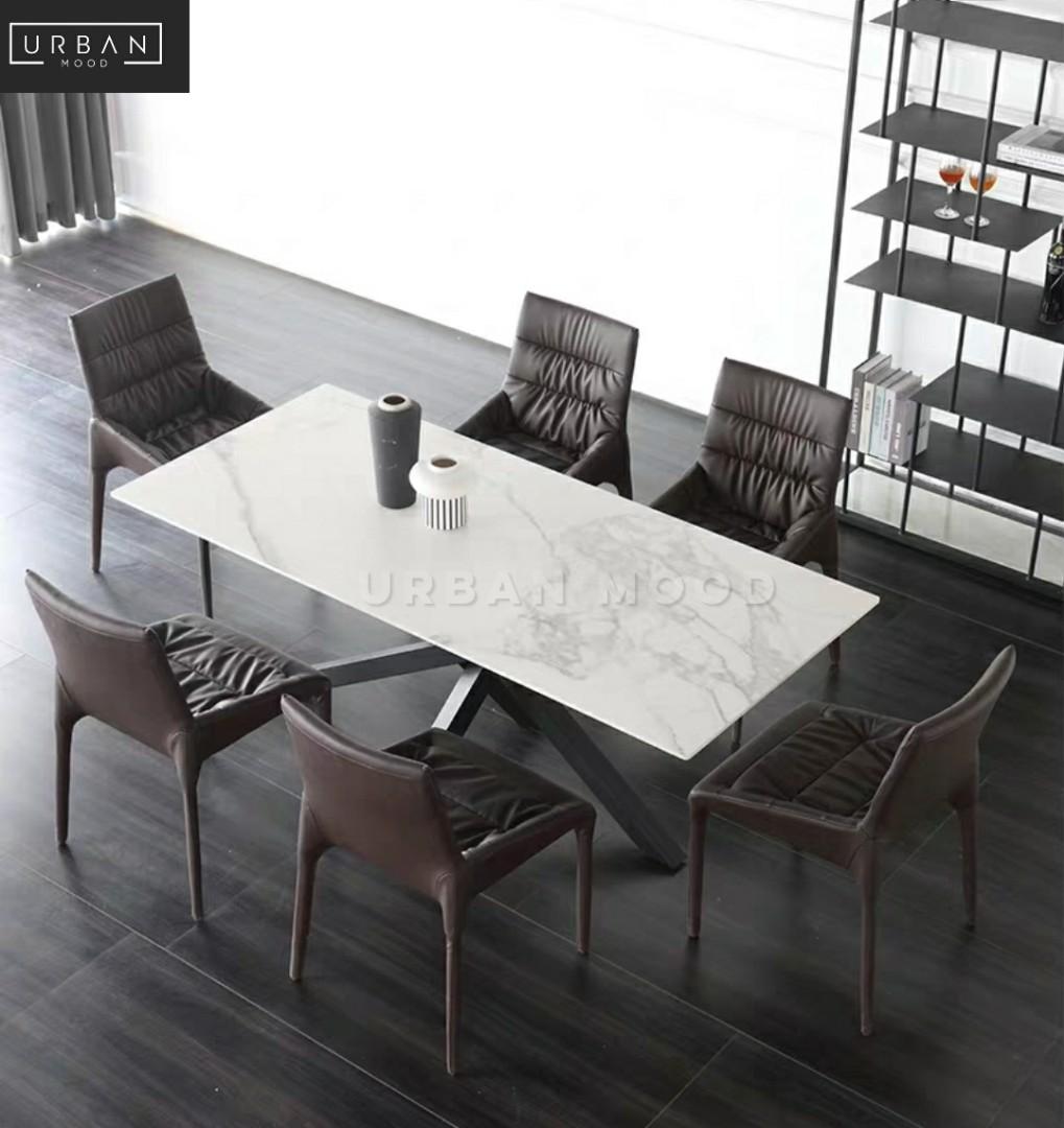 VITRO Modern Glass Dining Table & Chairs