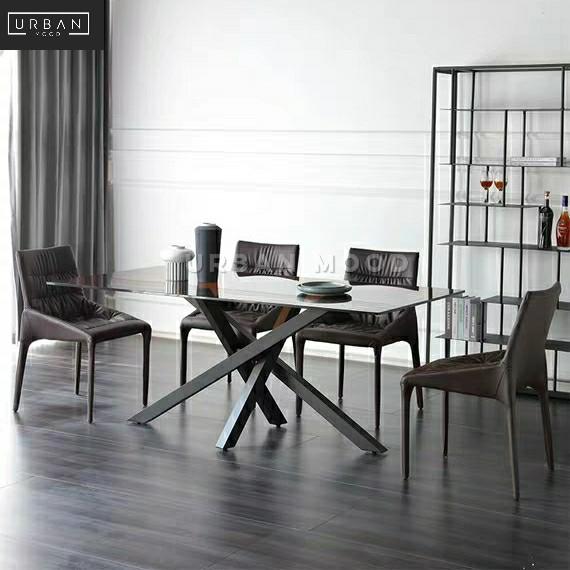 VITRO Modern Glass Dining Table & Chairs