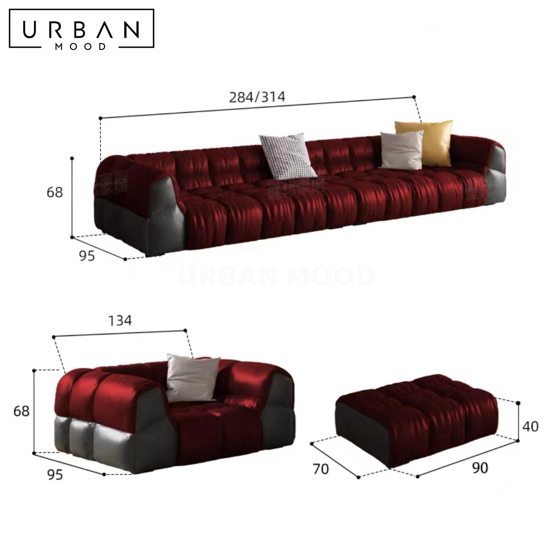 VIVACE Modern Leather Sofa