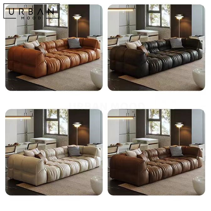 VIVACE Modern Leather Sofa