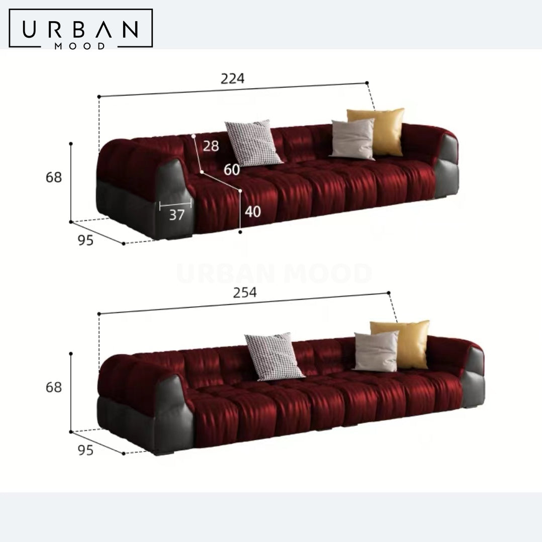 VIVACE Modern Leather Sofa