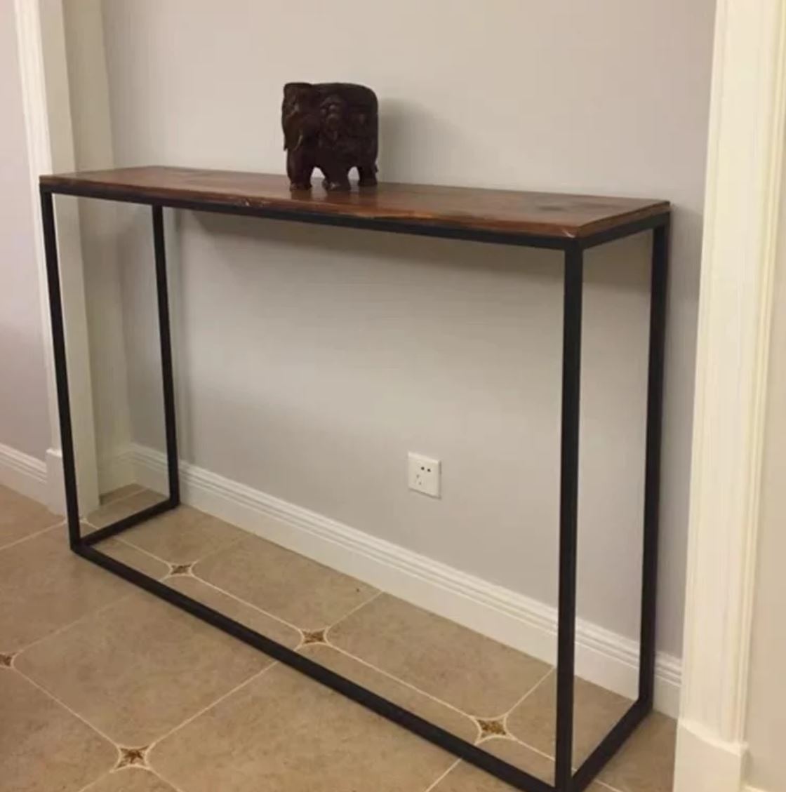 VERDI Ultra Slim Solid Wood Hallway Console