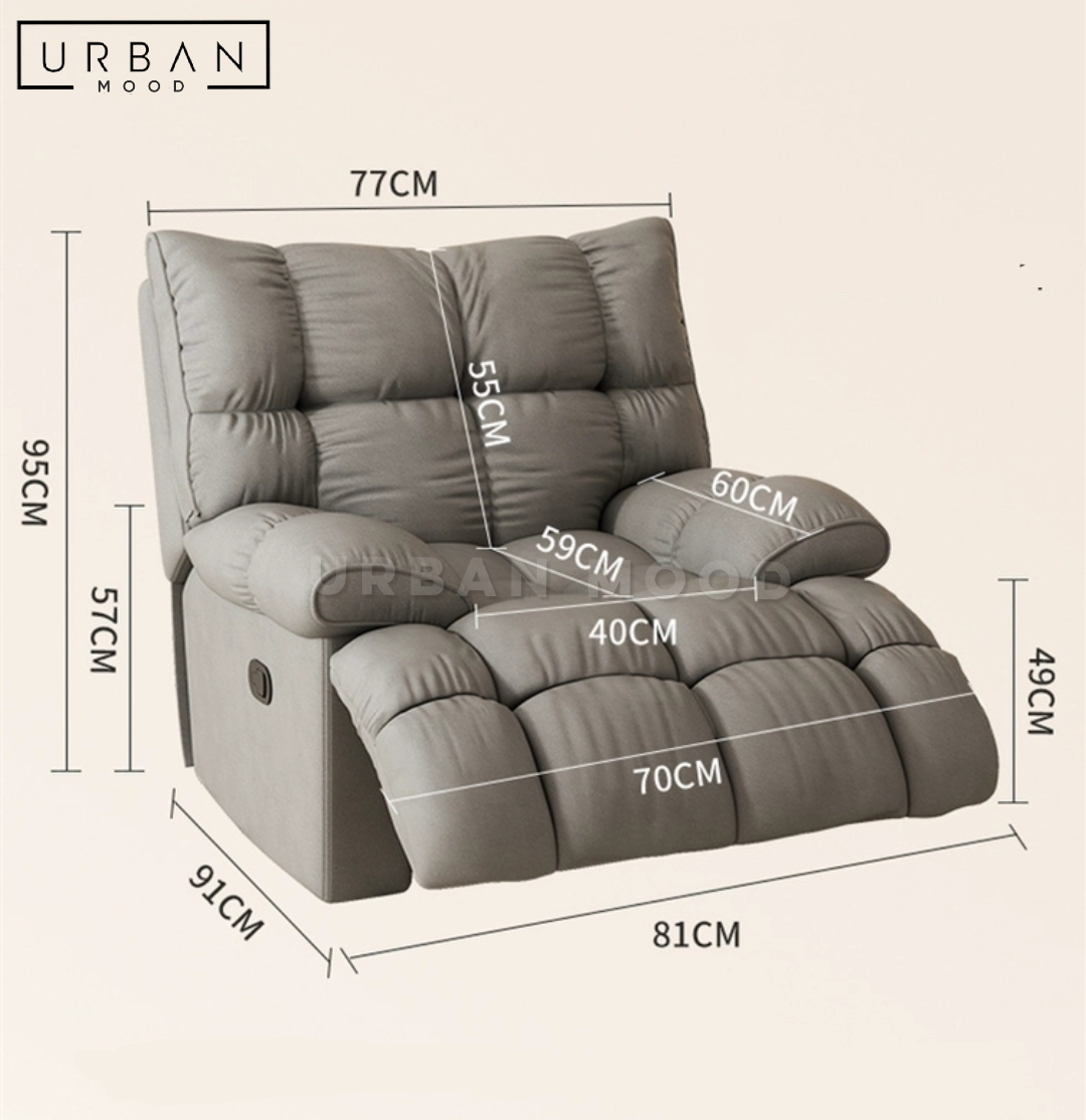 VERVORA Modern Recliner Armchair