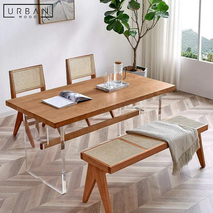 VICA Modern Solid Wood Dining Table