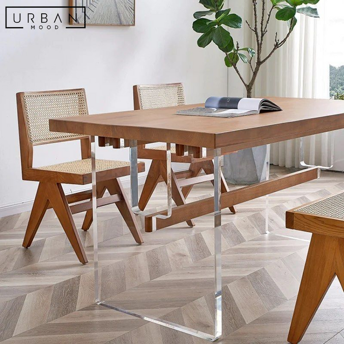 VICA Modern Solid Wood Dining Table