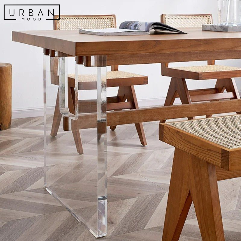 VICA Modern Solid Wood Dining Table