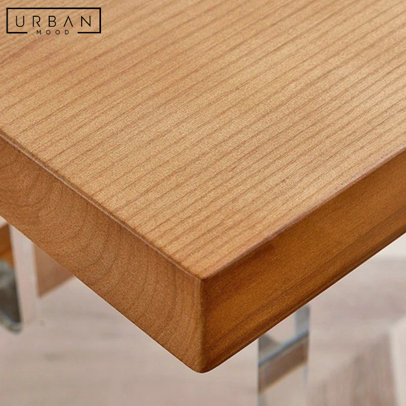 VICA Modern Solid Wood Dining Table