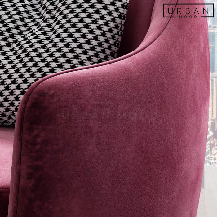 VITRI Modern Velvet Lounge Chair