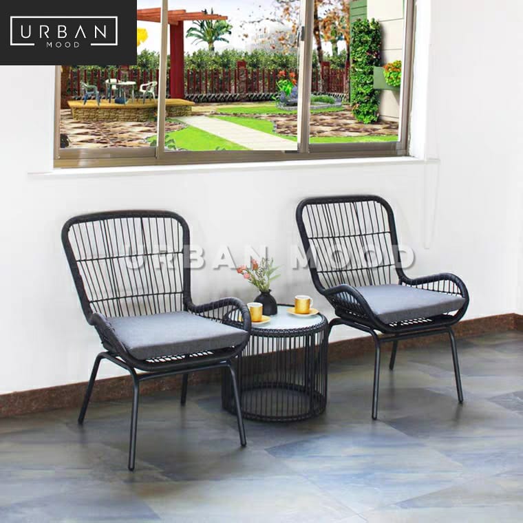 WAYNE Rattan Outdoor Table And Chairs