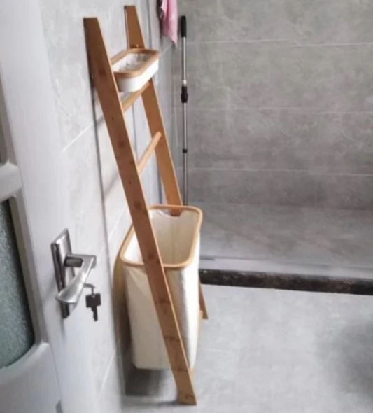 WALTON Rustic Bathroom Laundry Rack