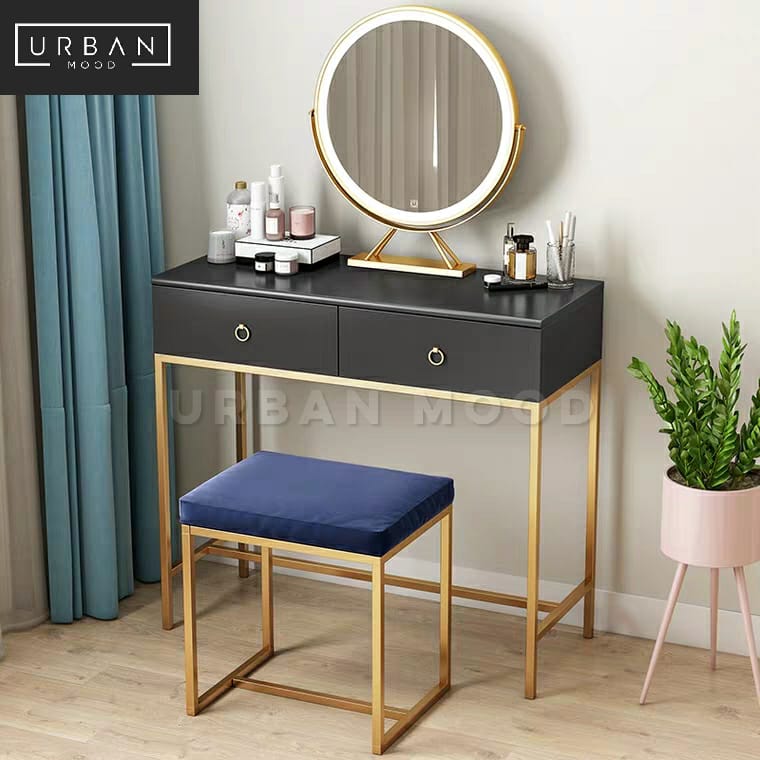 NUBIS Modern Victorian Vanity Table