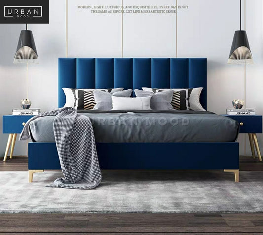 REISS Modern Velvet Bedframe